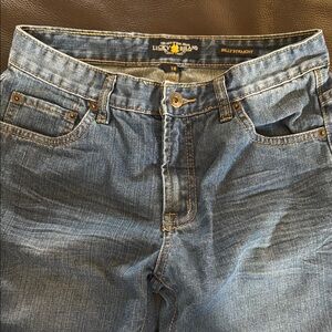 Lucky Brand Blue Straight Jeans with Natural Fading